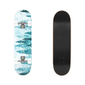 31x7.88 Inch Maple Double Rocker Skateboard