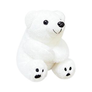 Mini Polar Bear Plush Toy for Kids