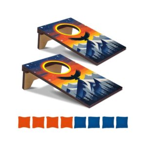 2-Pieces Mini Tabletop Cornhole Toss Game