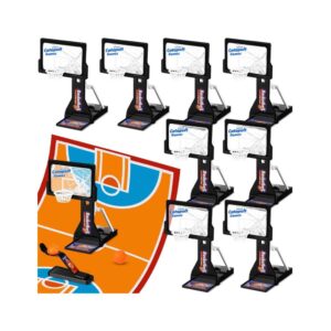 8 Pack Mini Desktop Basketball Game Set